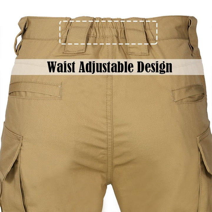 Archon Pantalon cargo tecnico para hombre - repelente al agua, outdoor, Marron