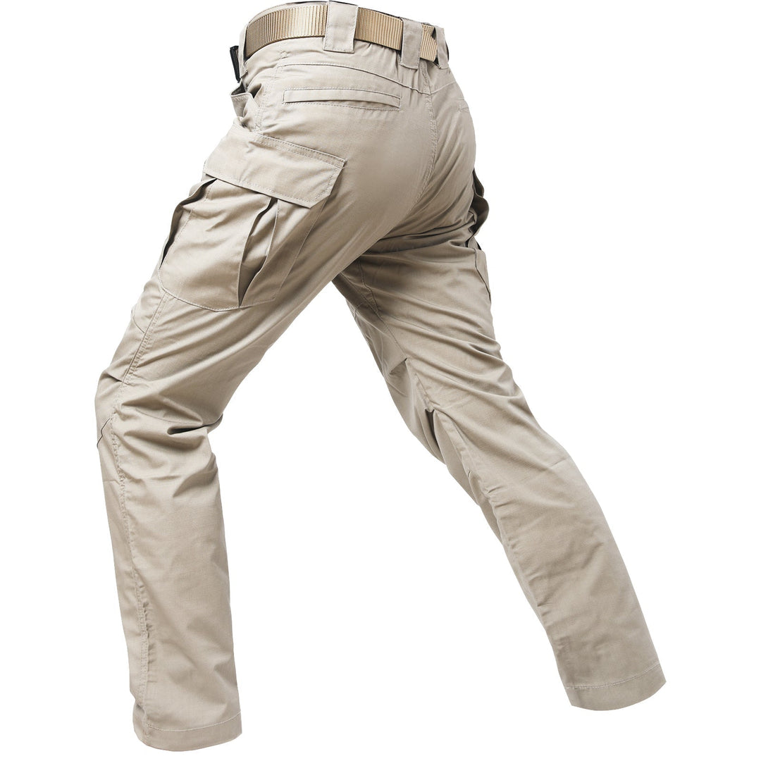 Archon Pantalon cargo tecnico para hombre - repelente al agua, outdoor, Caqui