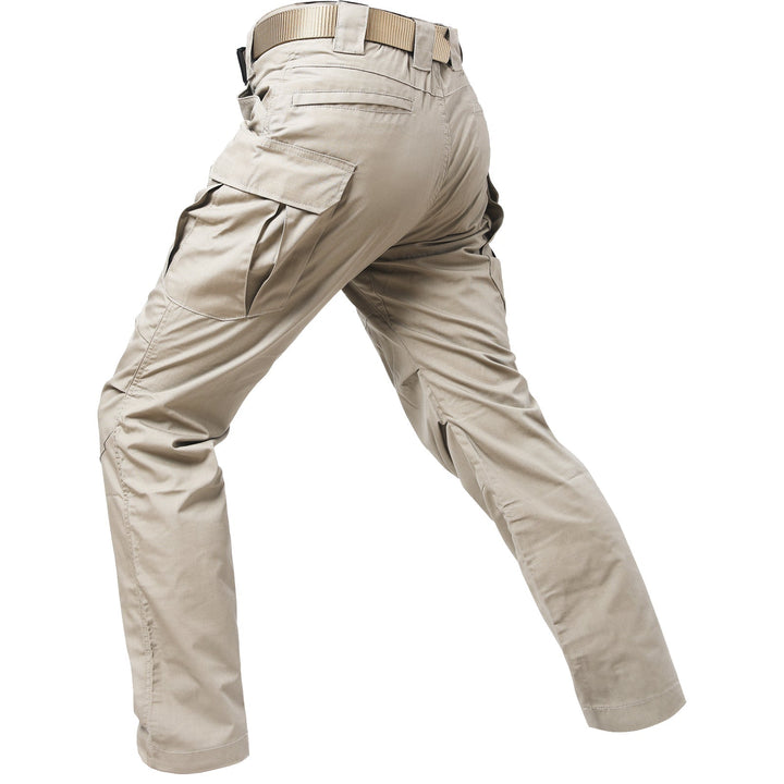 Archon Pantalon cargo tecnico para hombre - repelente al agua, outdoor, Caqui
