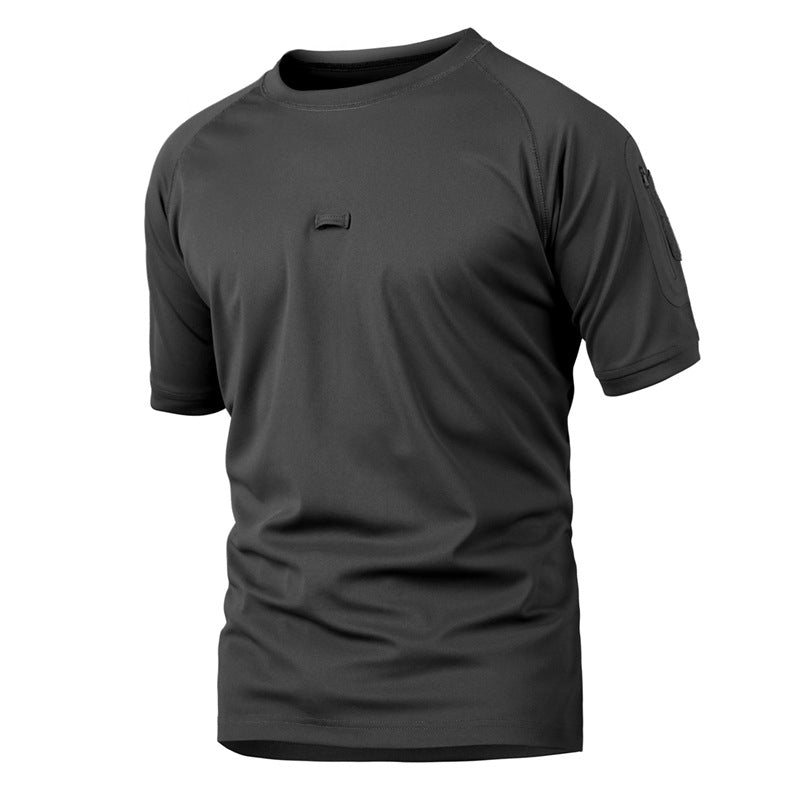 Archon Camisa tecnica para hombre - secado rapido, ligero, Negro