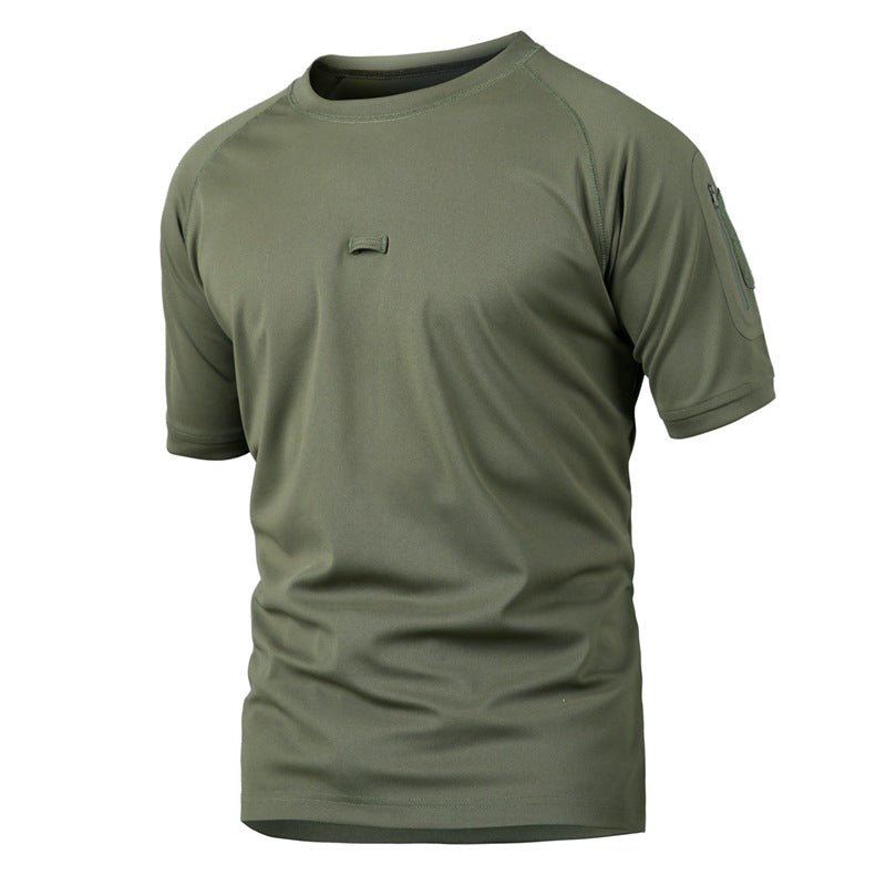 Archon Camisa tecnica para hombre - secado rapido, ligero, Caqui