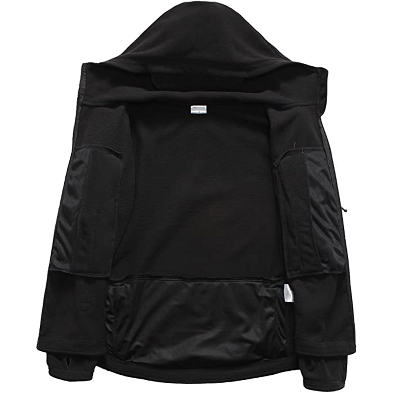 Archon Chaqueta tecnica para hombre - forro polar, con capucha