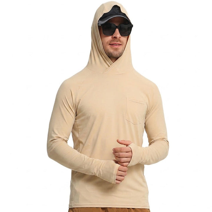 Camisa tecnica para hombre - proteccion UV, secado rapido, elastico, pesca
