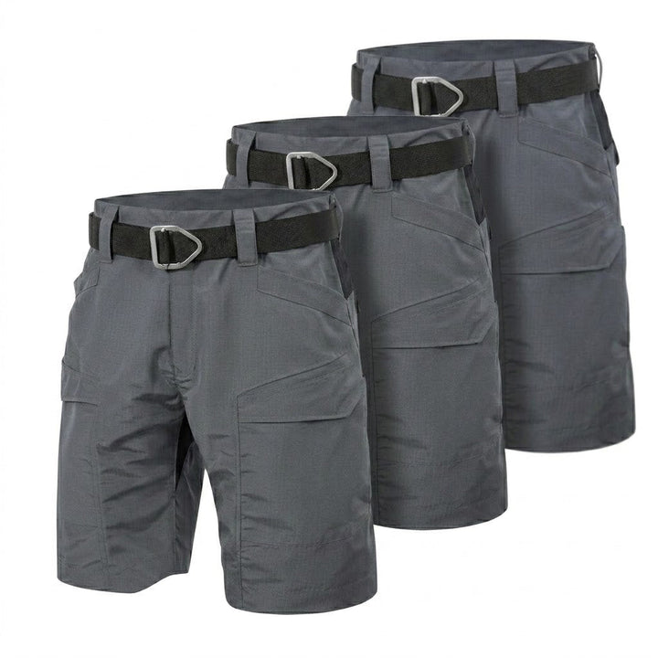 Bermuda cargo tecnica para hombre - repelente al agua, multibolsillo