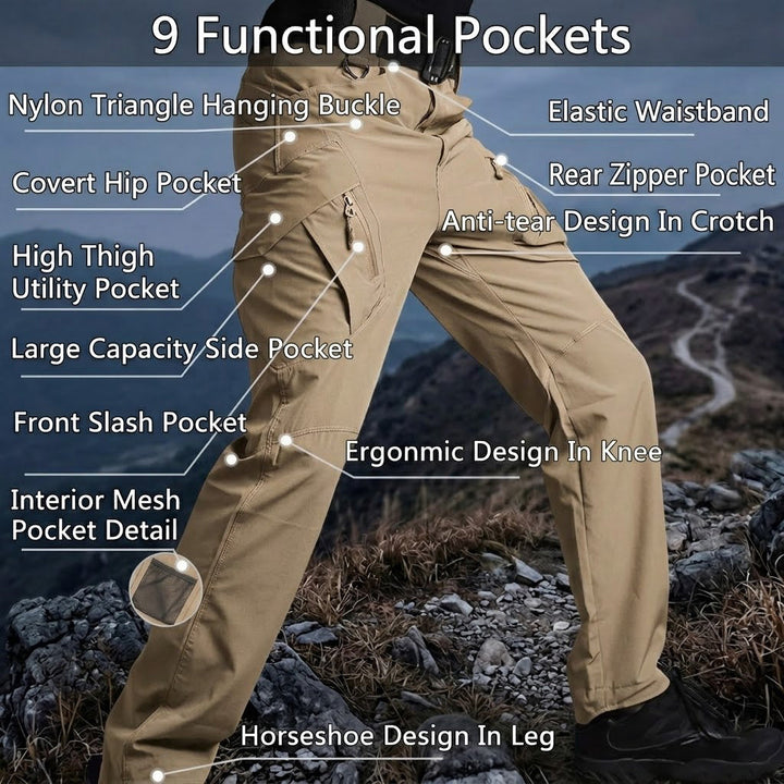 Tenaz IX9 Quick-Dry – Pantalón Cargo Ligero y Transpirable