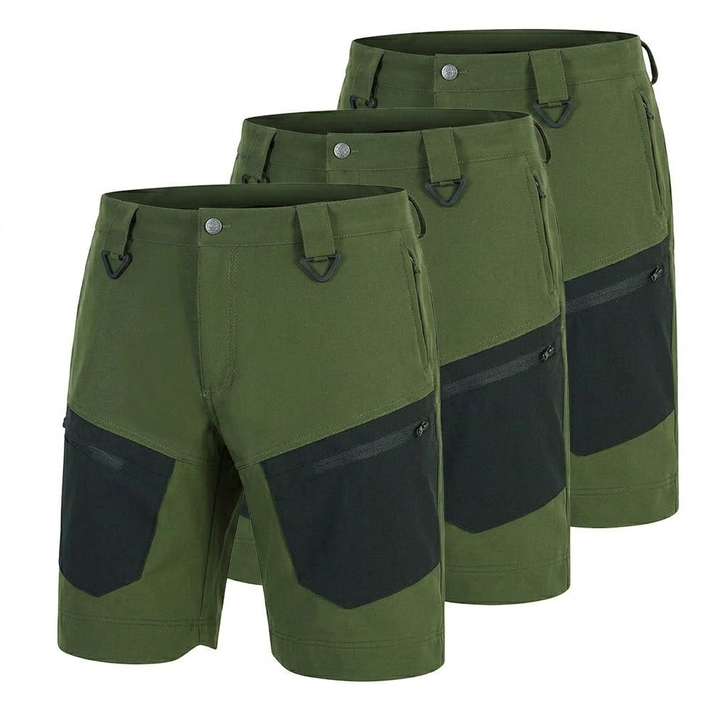 Bermuda cargo tecnica para hombre - secado rapido, repelente al agua