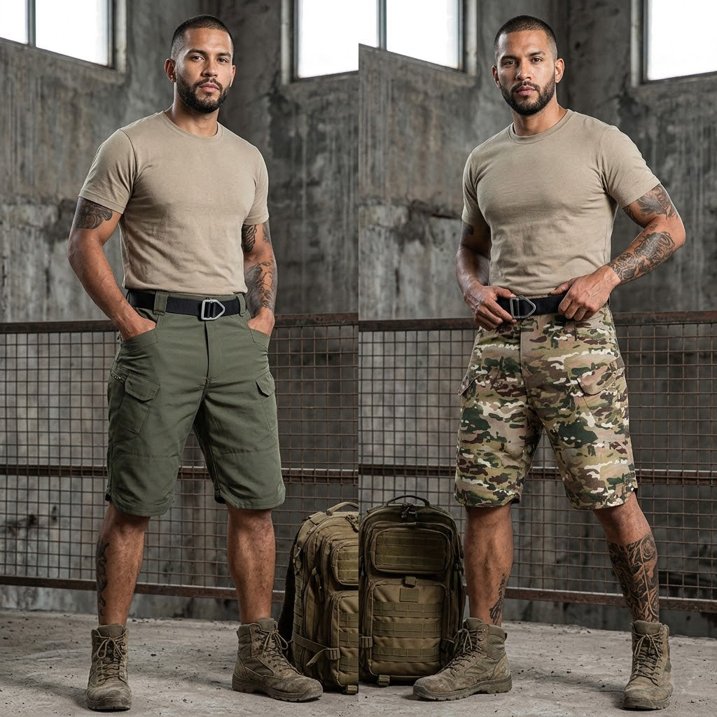 TactixGuard Pro – Bermuda Cargo Técnica Repelente al Agua