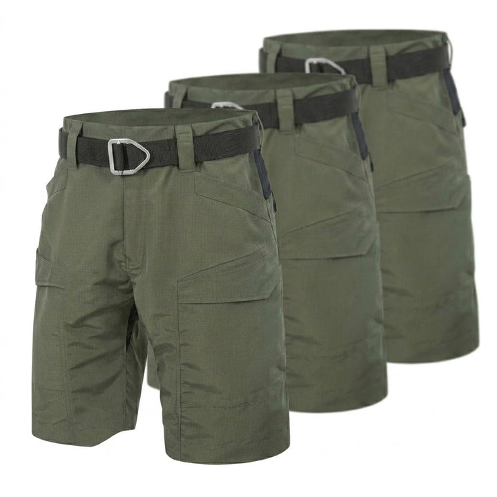 Bermuda cargo tecnica para hombre - repelente al agua, multibolsillo
