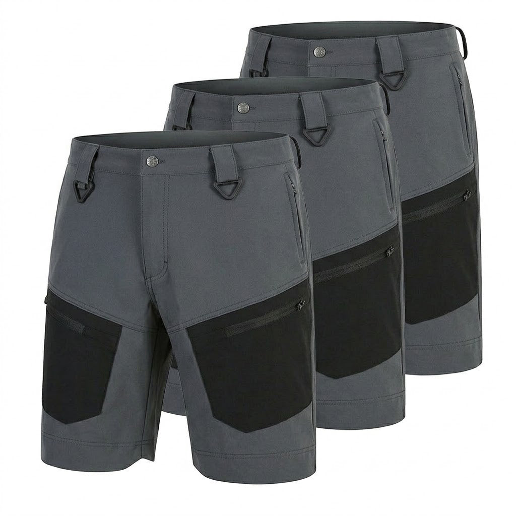 Bermuda cargo tecnica para hombre - secado rapido, repelente al agua