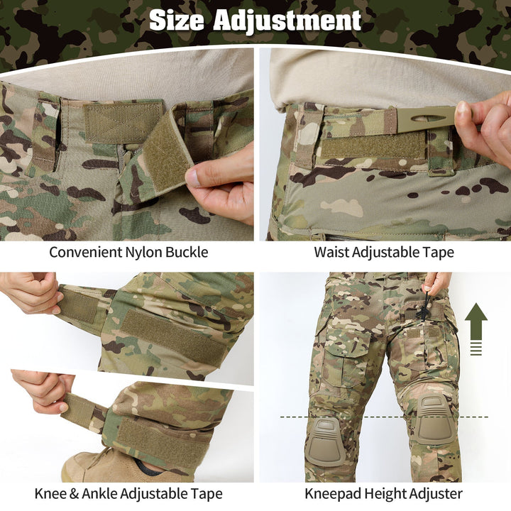 G3 Pantalon cargo tecnico para hombre