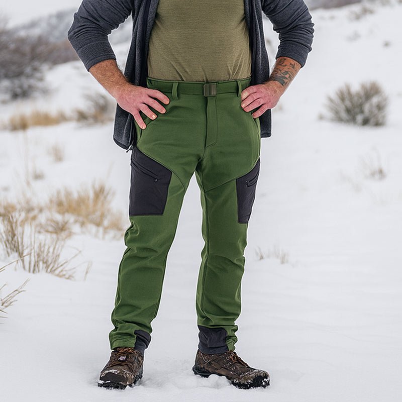 Grampus Pantalon cargo tecnico para hombre - repelente al agua, Gris