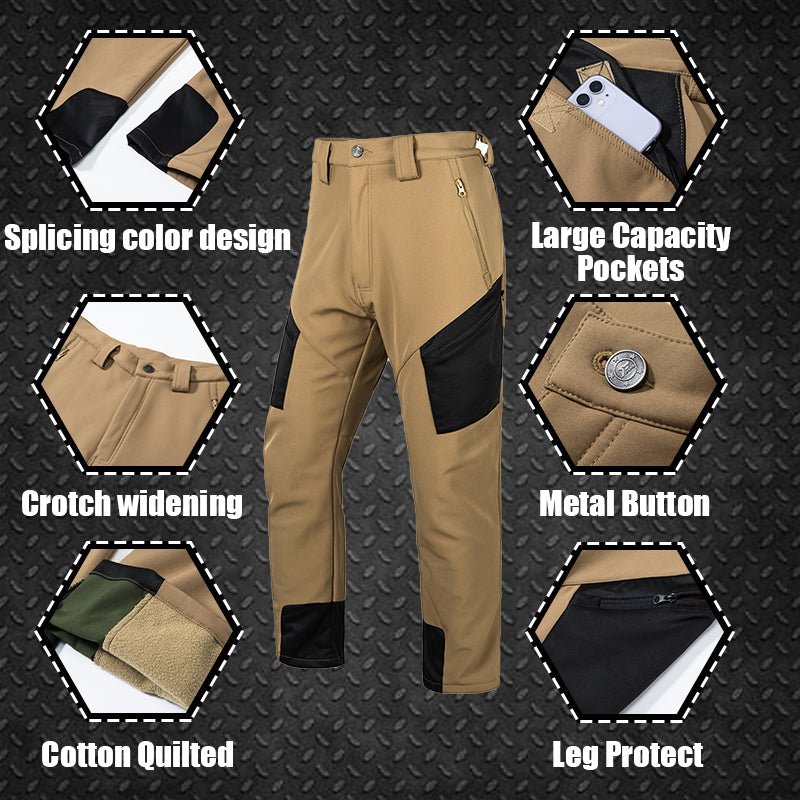 Grampus Pantalon cargo tecnico para hombre - repelente al agua, Gris