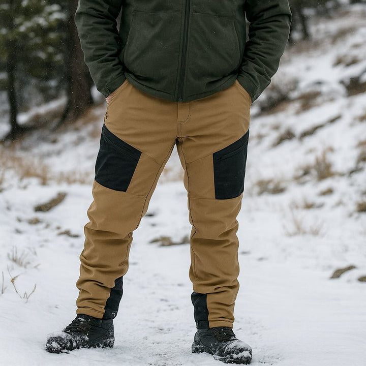Grampus Pantalon cargo tecnico para hombre - repelente al agua, Gris