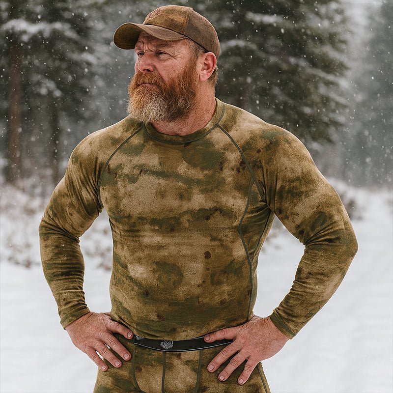 Ropa termica interior para hombre - termico, Camuflaje