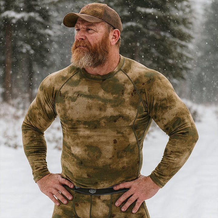 Ropa termica interior para hombre - termico, Camuflaje