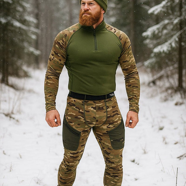 Ropa termica interior para hombre - outdoor, Camuflaje