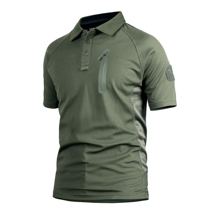 Camiseta tecnica para hombre - secado rapido, Caqui