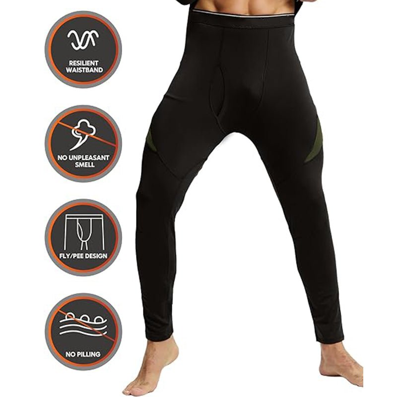 Ropa termica interior para hombre - elastico, termico