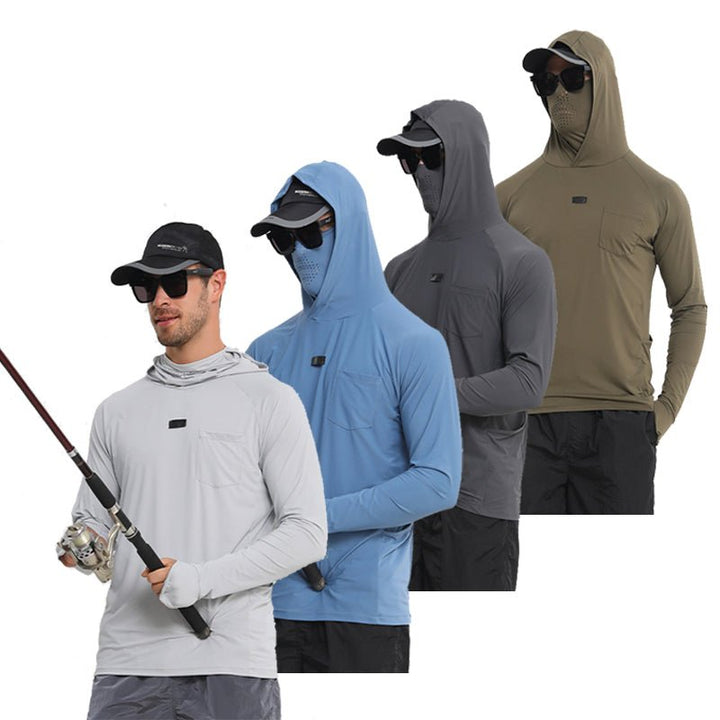 Camisa tecnica para hombre - secado rapido, pesca