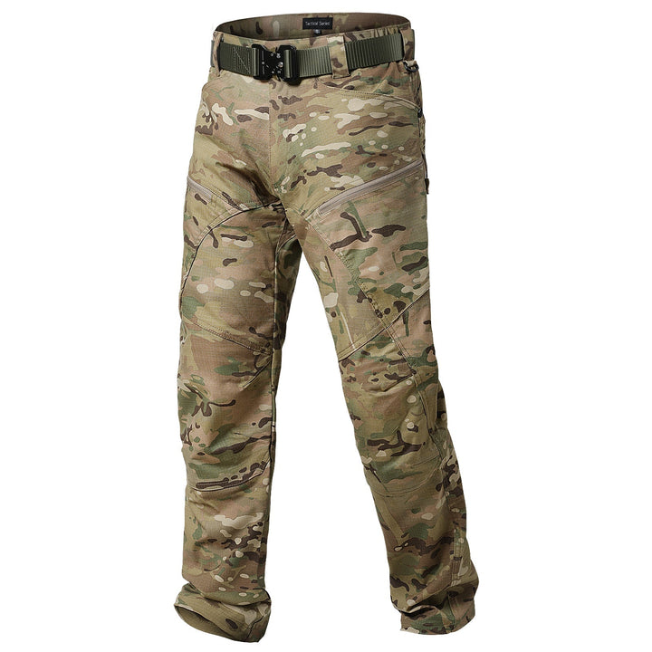 Urban Pro Pantalon cargo tecnico para hombre - elastico, Camuflaje