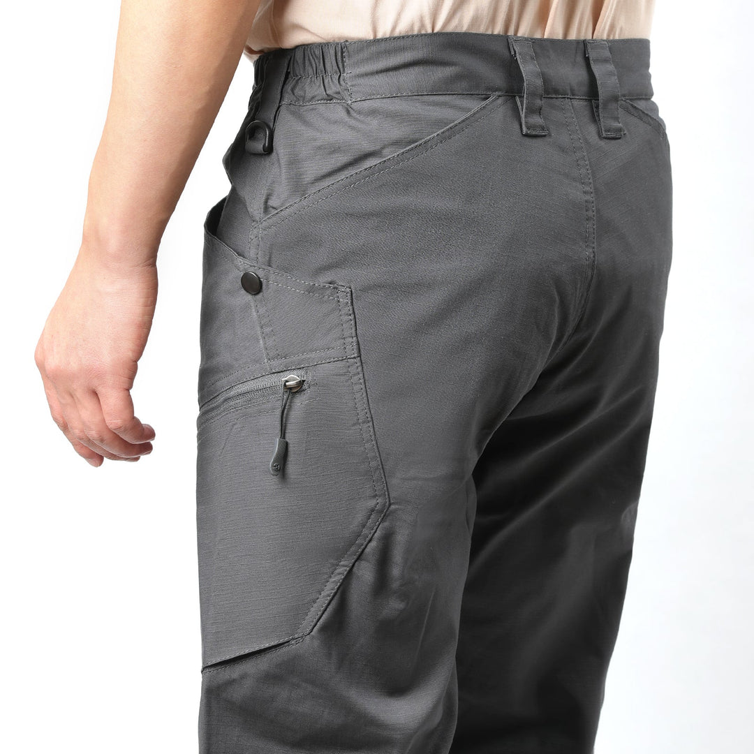 Urban Pro Pantalon cargo tecnico para hombre - elastico, Gris antracita