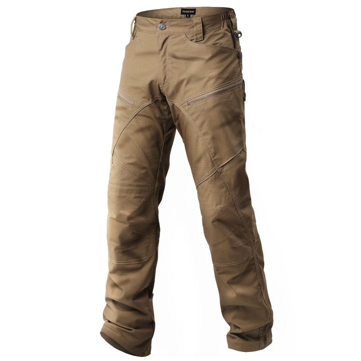 Urban Pro Pantalon cargo tecnico para hombre - elastico, Marron coyote