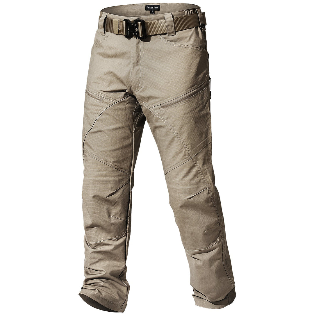 Urban Pro Pantalon cargo tecnico para hombre - elastico, Caqui