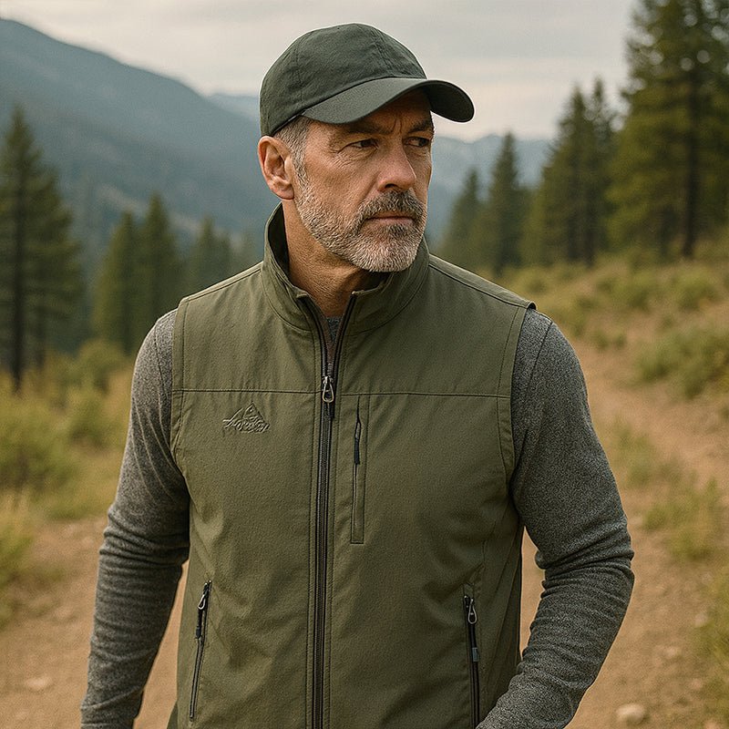 Chaleco utilitario para hombre - secado rapido, outdoor