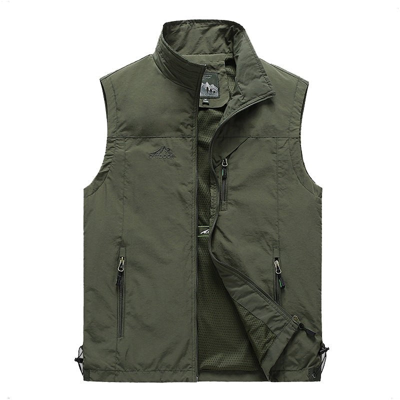Chaleco utilitario para hombre - secado rapido, outdoor