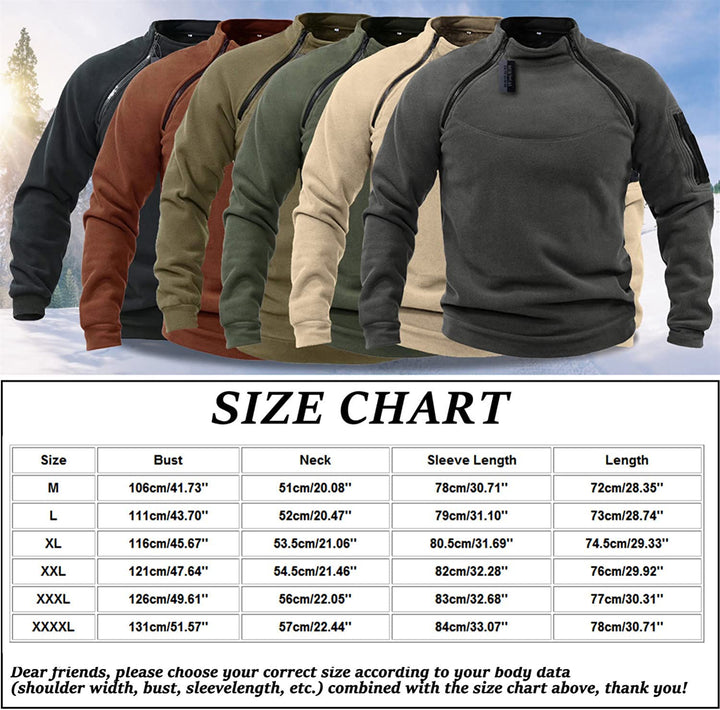 Ropa termica interior para hombre - forro polar