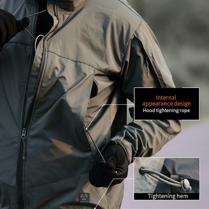 Urban Pro Chaqueta tecnica para hombre - repelente al agua