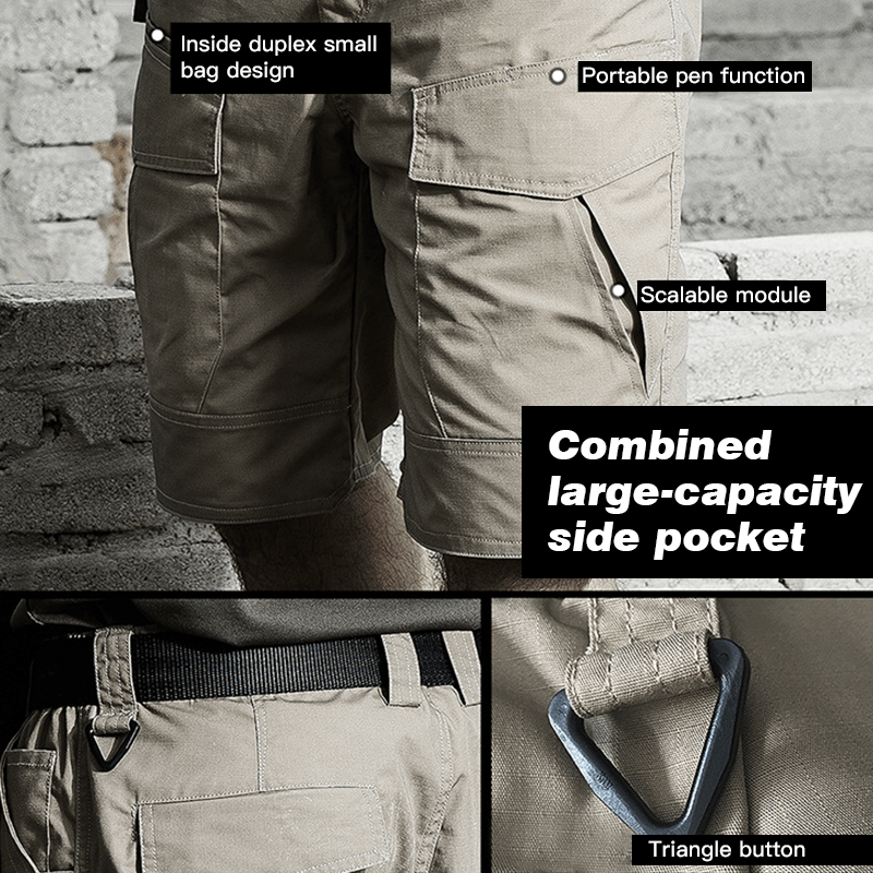 Urban Pro Bermuda cargo tecnica para hombre - repelente al agua