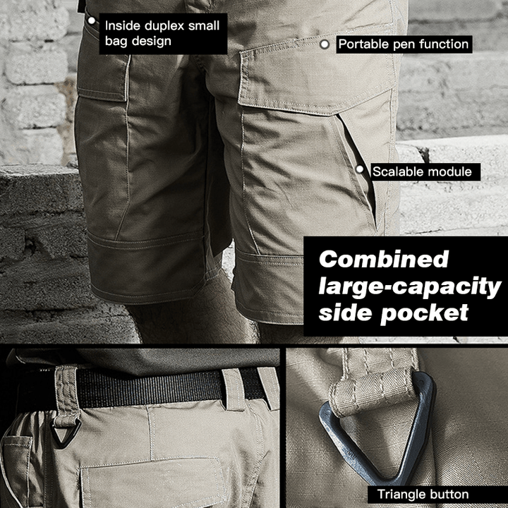 Urban Pro Bermuda cargo tecnica para hombre - repelente al agua