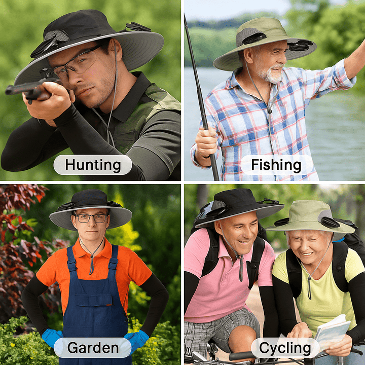 Sombrero de proteccion solar - pesca, trabajo, outdoor